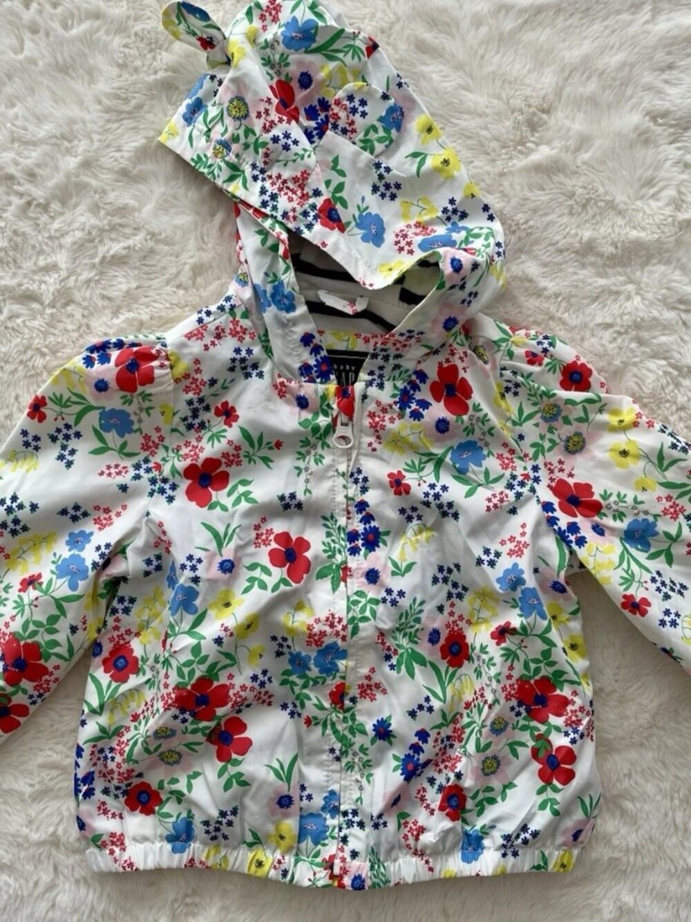 SALE! NEW Baby GAP Rain Jacket Floral Size 18-24 Months